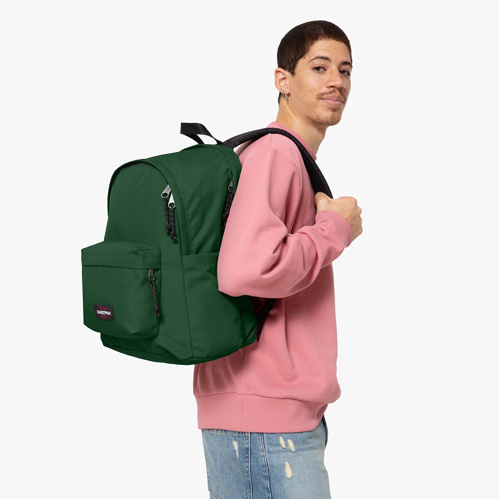 Eastpak CROWN BAG BRISTLE GREEN SIRT ÇANTASI