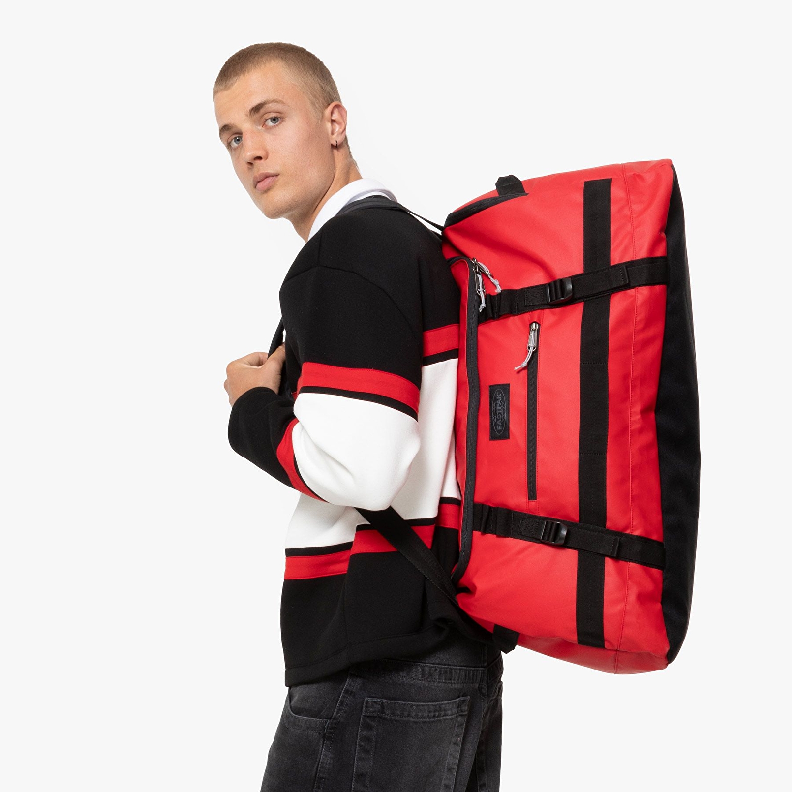 Eastpak DUFFEL PACK M TARP RED SEYAHAT ÇANTASI