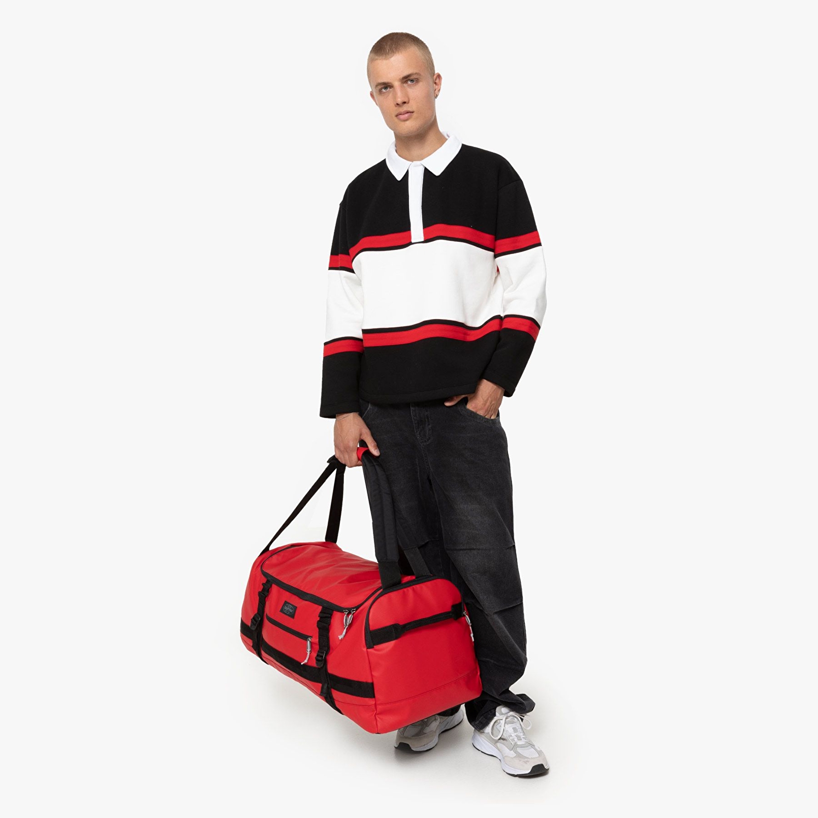 Eastpak DUFFEL PACK M TARP RED SEYAHAT ÇANTASI