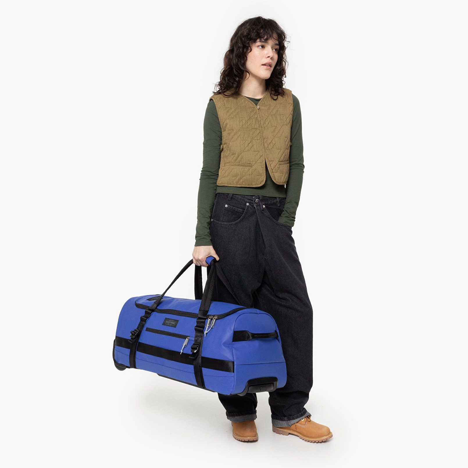 Eastpak DUFFEL PACK WHEEL M TARP BLUE TEKERLEKLİ VALİZ