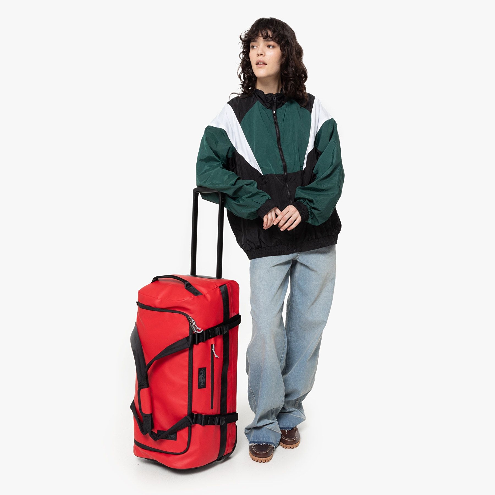 Eastpak DUFFEL PACK WHEEL M TARP RED TEKERLEKLİ VALİZ