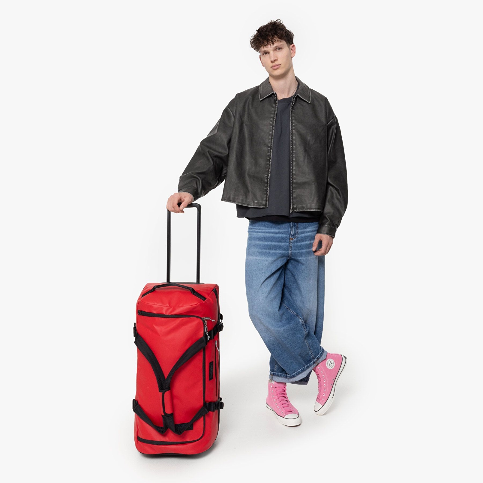 Eastpak DUFFEL PACK WHEEL M TARP RED TEKERLEKLİ VALİZ