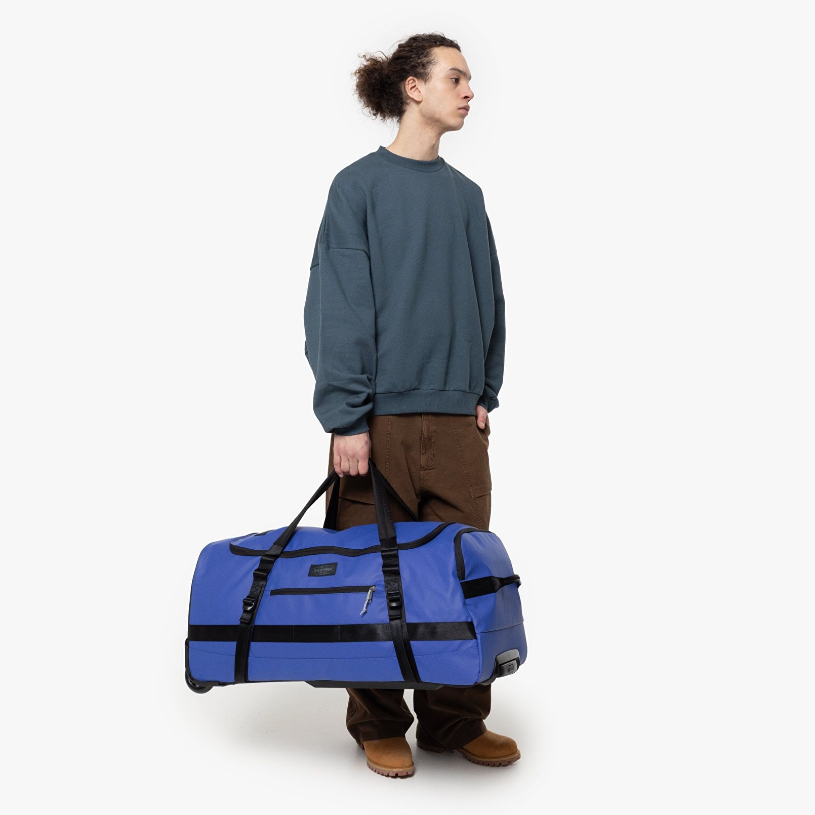 Eastpak DUFFEL PACK WHEEL L TARP BLUE TEKERLEKLİ VALİZ