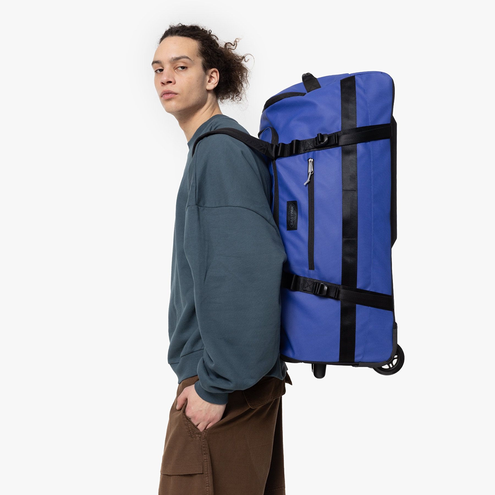 Eastpak DUFFEL PACK WHEEL L TARP BLUE TEKERLEKLİ VALİZ