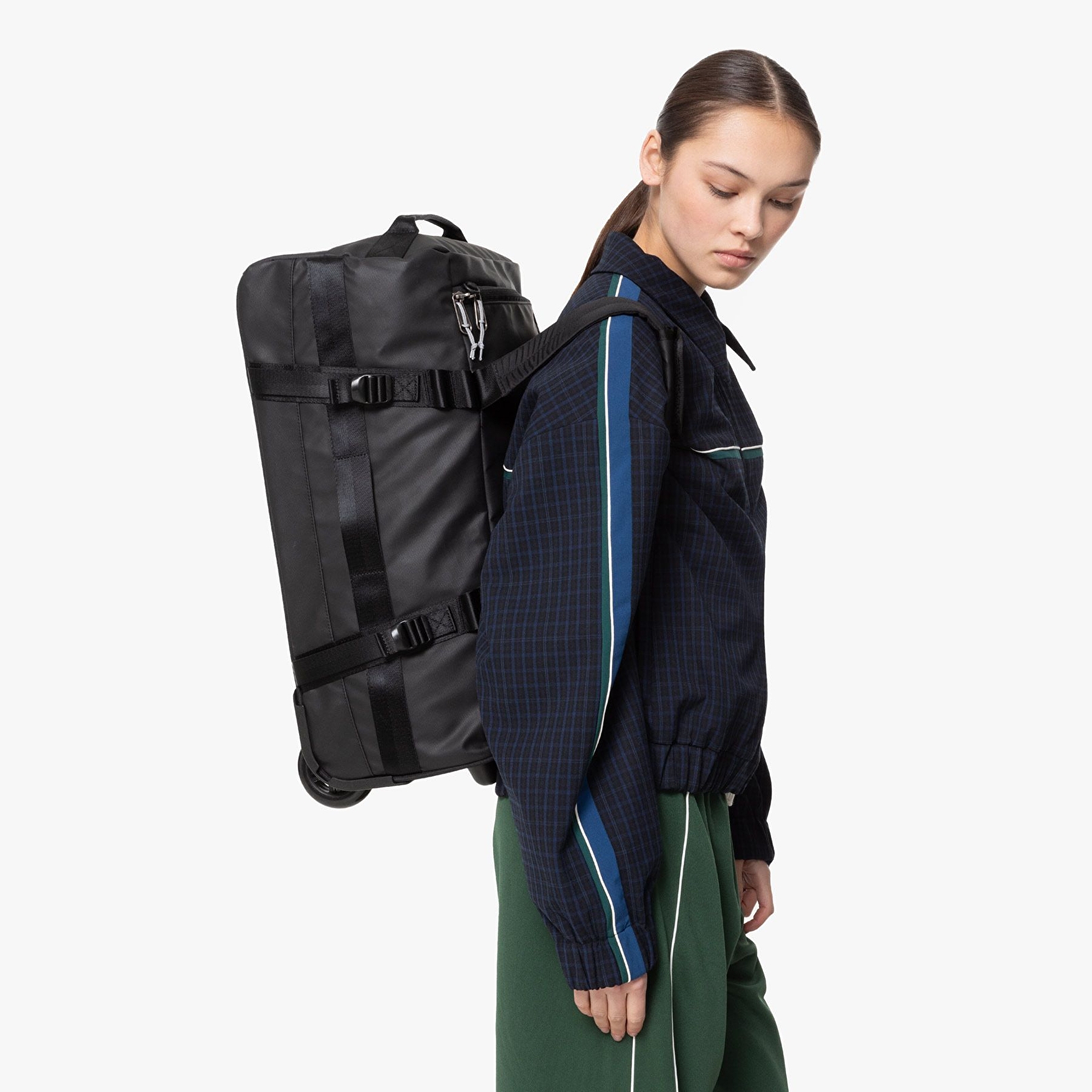 Eastpak DUFFEL PACK WHEEL S TARP BLACK2 TEKERLEKLİ VALİZ