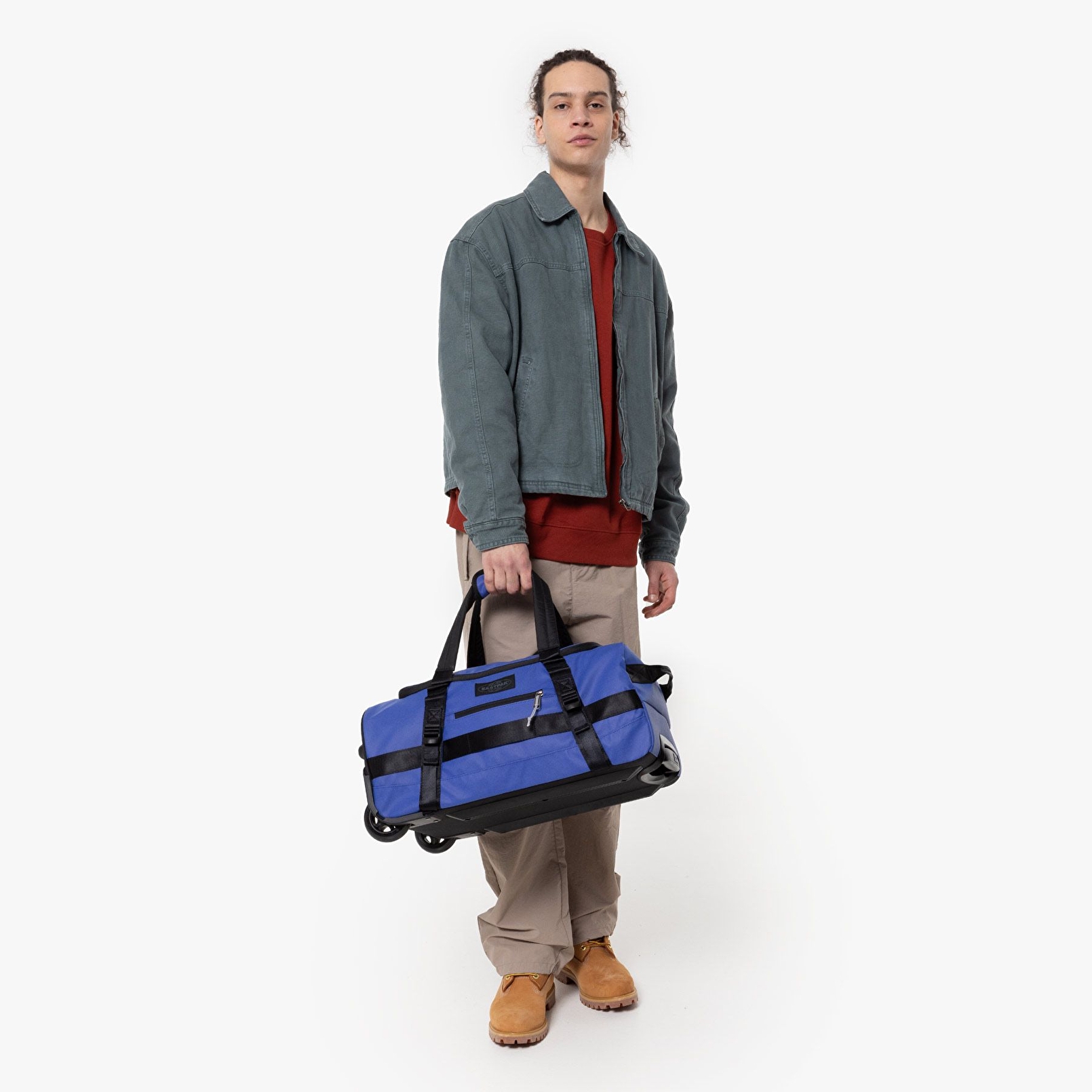 Eastpak DUFFEL PACK WHEEL S TARP BLUE TEKERLEKLİ VALİZ