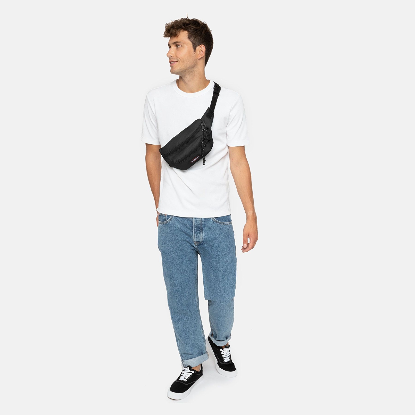 Eastpak DOGGY BAG BLACK BEL ÇANTASI