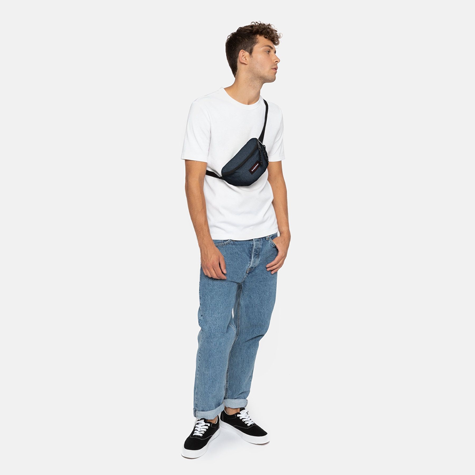 Eastpak SPRINGER TRIPLE DENIM BEL ÇANTASI