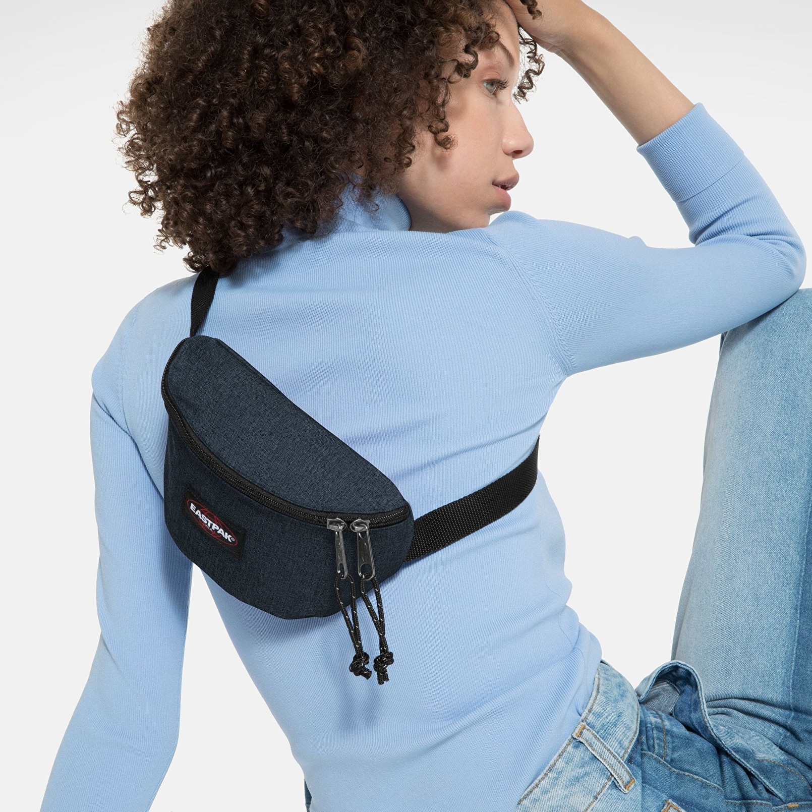Eastpak SPRINGER TRIPLE DENIM BEL ÇANTASI