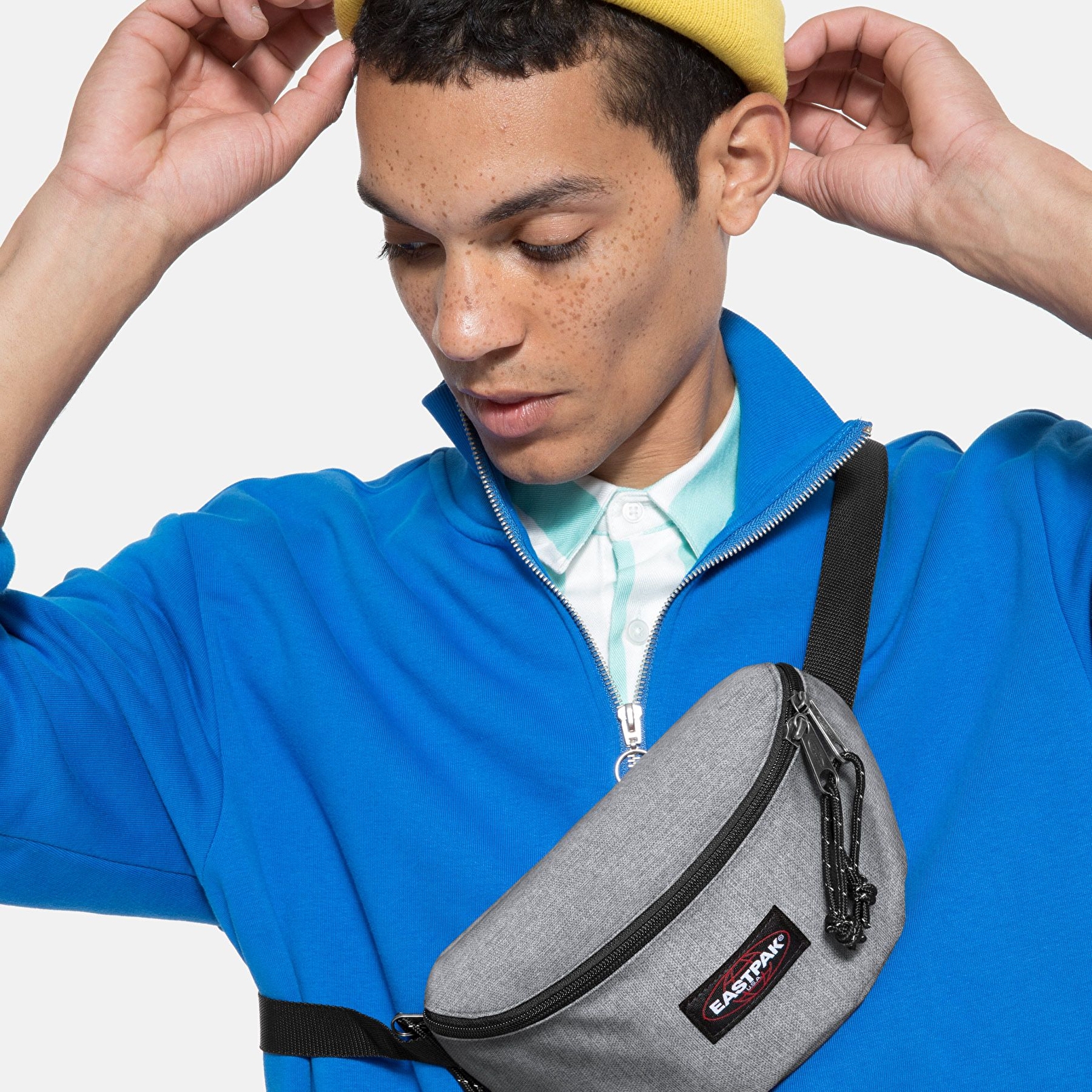 Eastpak SPRINGER SUNDAY GREY BEL ÇANTASI