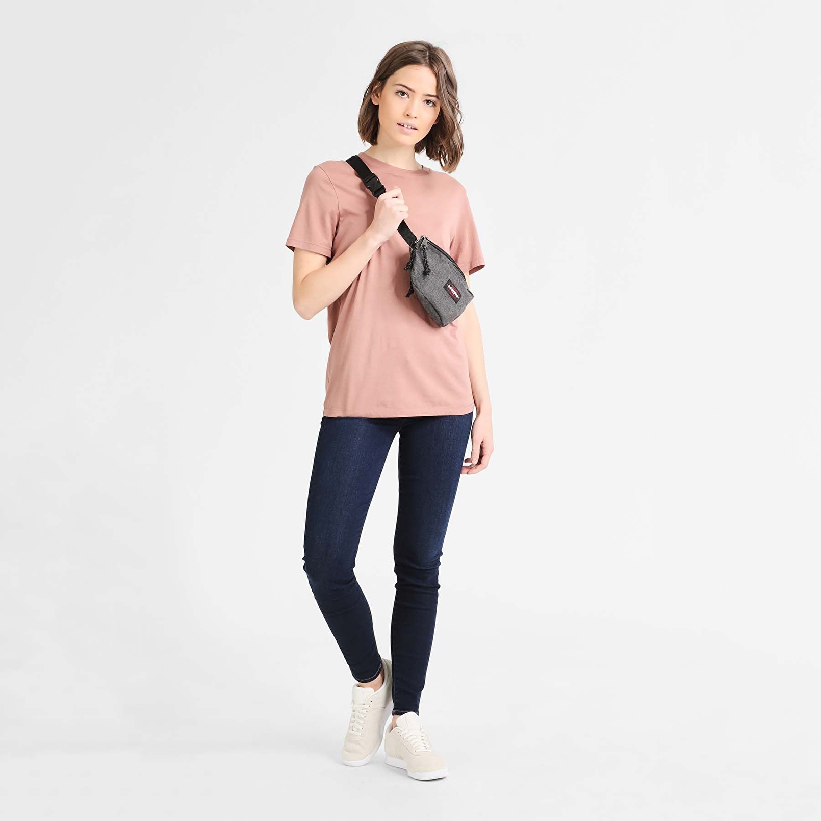 Eastpak SPRINGER BLACK DENIM BEL ÇANTASI