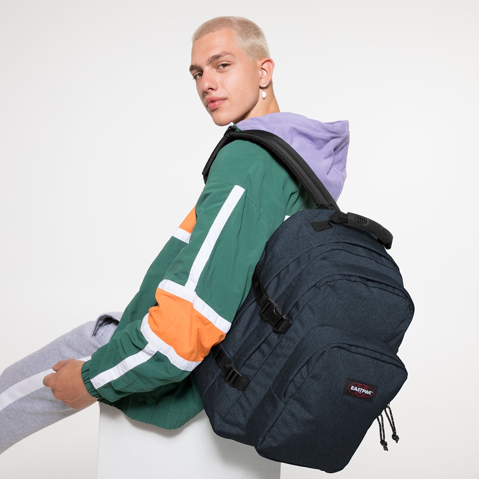 Eastpak PROVIDER TRIPLE DENIM SIRT ÇANTASI