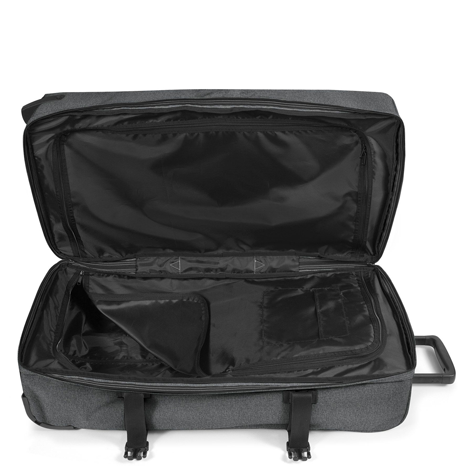 Eastpak TRANVERZ L BLACK DENIM TEKERLEKLİ VALİZ