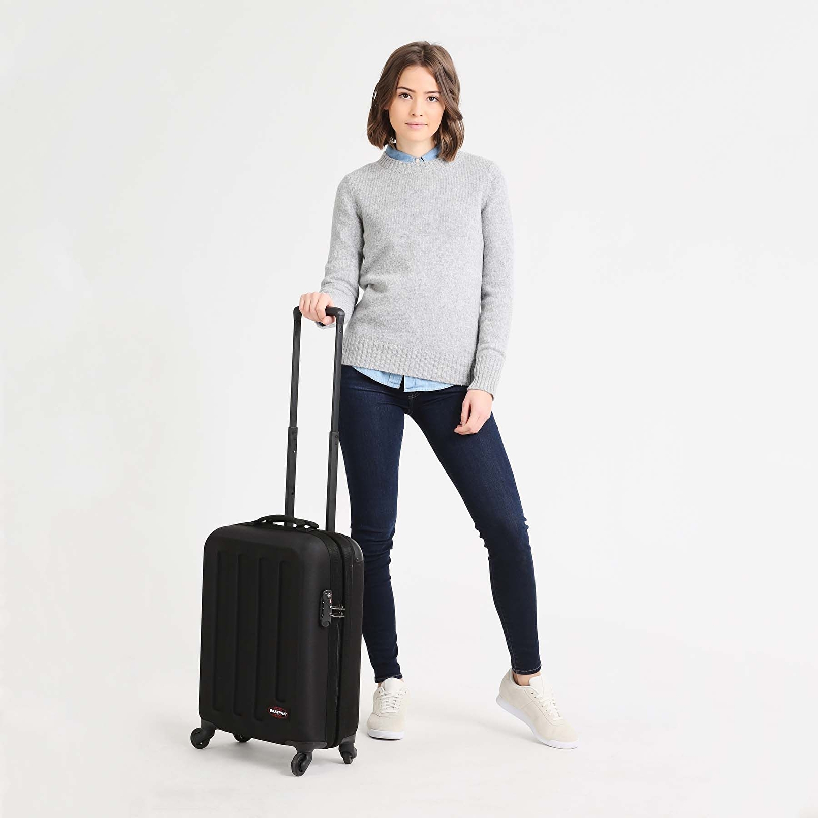 Eastpak TRANZSHELL S BLACK TEKERLEKLİ VALİZ