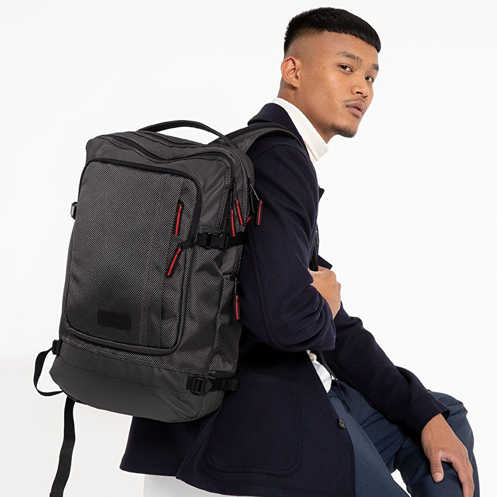 Eastpak TECUM L CNNCT ACCENT GREY SIRT ÇANTASI