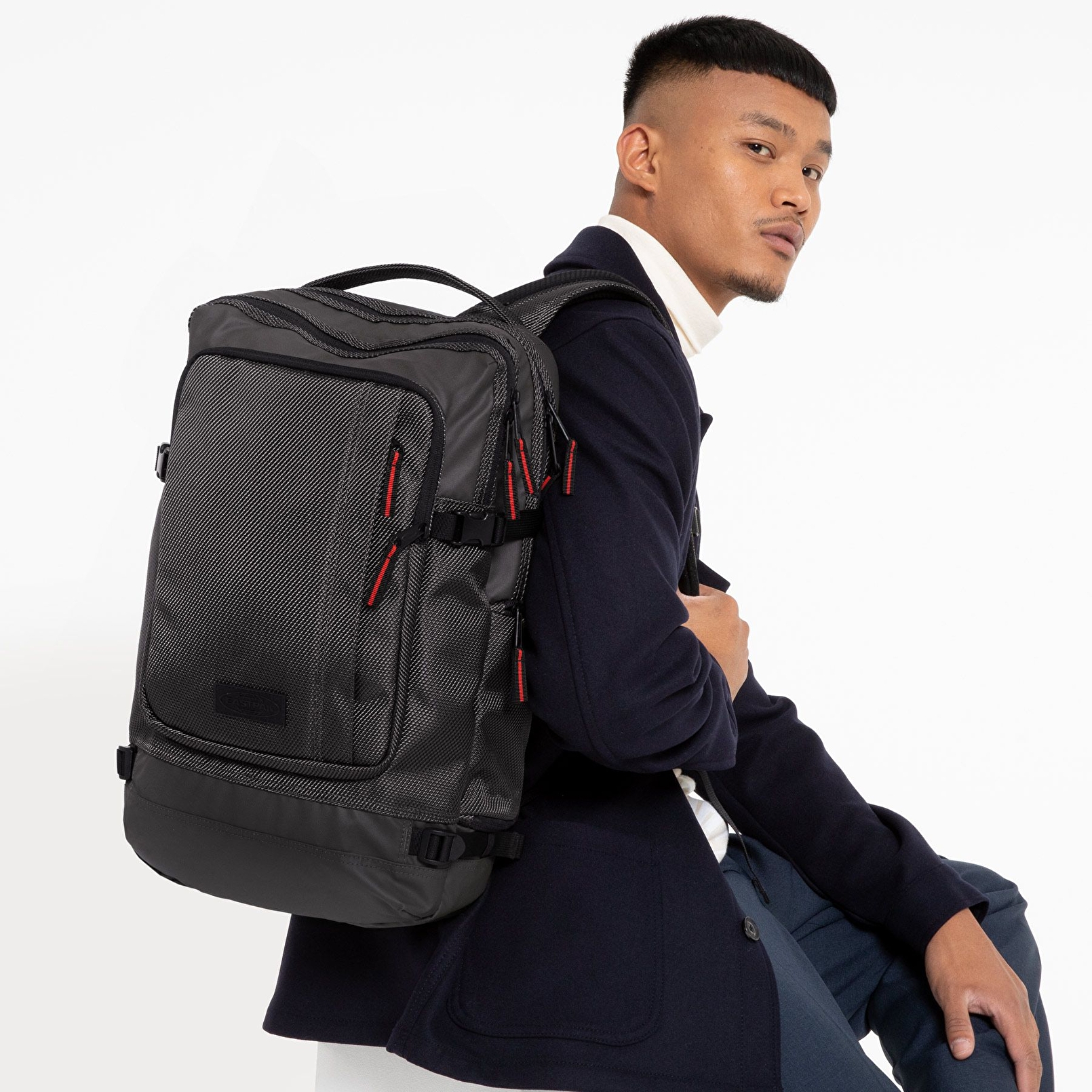 Eastpak TECUM L CNNCT ACCENT GREY SIRT ÇANTASI