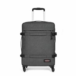 TRANSIT'R 4 S BLACK DENIM TEKERLEKLİ BAVUL