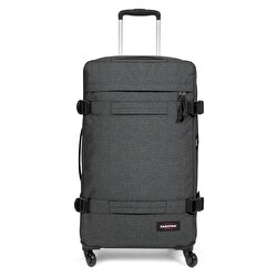 TRANSIT'R 4 L BLACK DENIM TEKERLEKLİ BAVUL