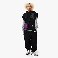 TELFAR X EASTPAK TELFAR CIRCLE BAG TELFAR PURPLE OMUZ ÇANTASI