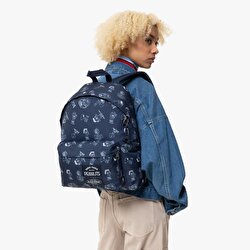 PEANUTS X EASTPAK PADDED PAK'R PEANUTS NAVY SIRT ÇANTASI