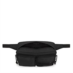 DOUBLE CROSSBODY BLACK BEL ÇANTASI