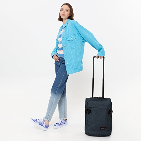 Eastpak TRANVERZ XXS TRIPLE DENIM TEKERLEKLİ BAVUL
