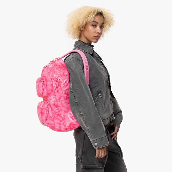 Eastpak PADDED DOUBLE CASUAL CAMO PINK SIRT ÇANTASI