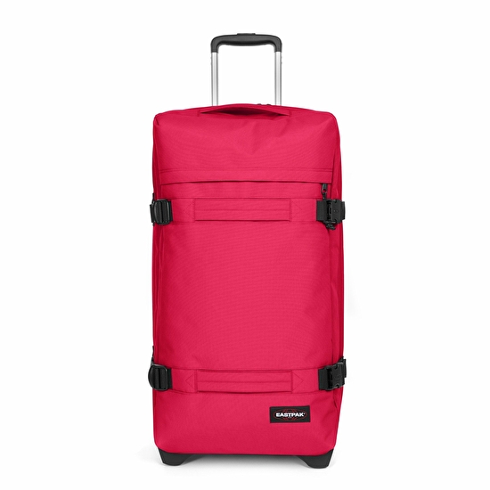 Eastpak TRANSIT'R M STRAWBERRY PINK TEKERLEKLİ VALİZ