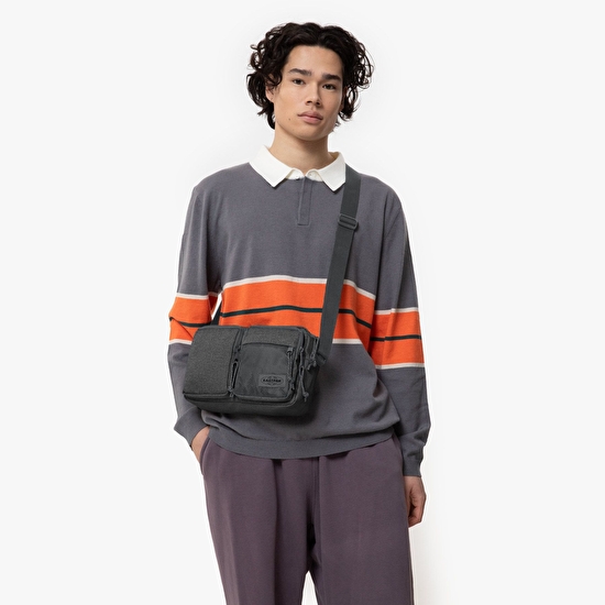 Eastpak DOUBLE CROS BLACK DENIM OMUZ ÇANTASI