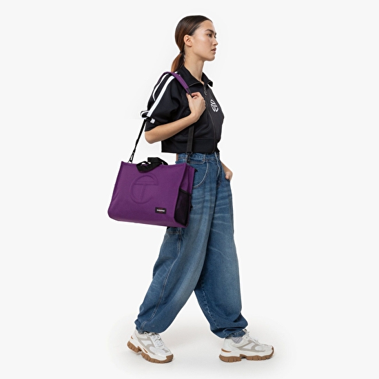 Eastpak TELFAR X EASTPAK TELFAR SHOPPER M TELFAR PURPLE OMUZ ÇANTASI