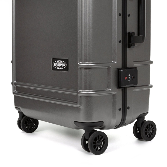 Eastpak RESIST'R CASE L BRUSHED METAL TEKERLEKLİ VALİZ