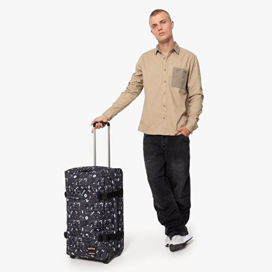 Eastpak POKEMON X EASTPAK TRANSIT'R M POKÉMON BLACK TEKERLEKLİ VALİZ