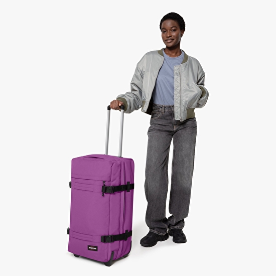 Eastpak TRANSIT'R M FIG PURPLE TEKERLEKLİ VALİZ