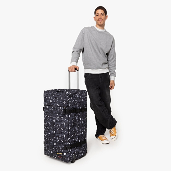 Eastpak POKEMON X EASTPAK TRANSIT'R L POKÉMON BLACK TEKERLEKLİ VALİZ