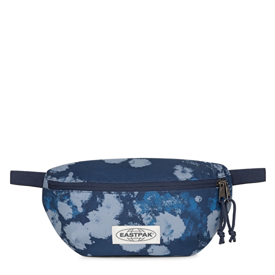 Eastpak BUMBAG LARGE WASHED PRINT BLUE BEL ÇANTASI