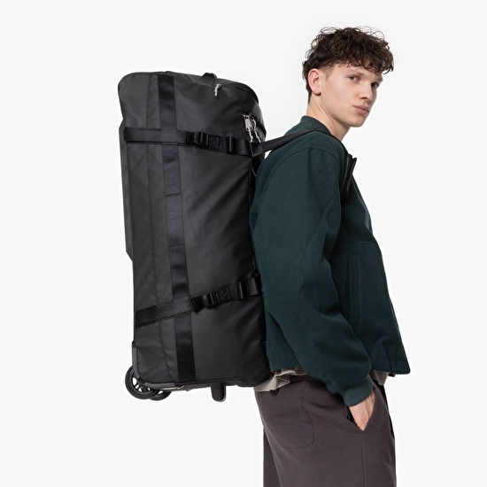 Eastpak DUFFEL PACK WHEEL L TARP BLACK2 TEKERLEKLİ VALİZ