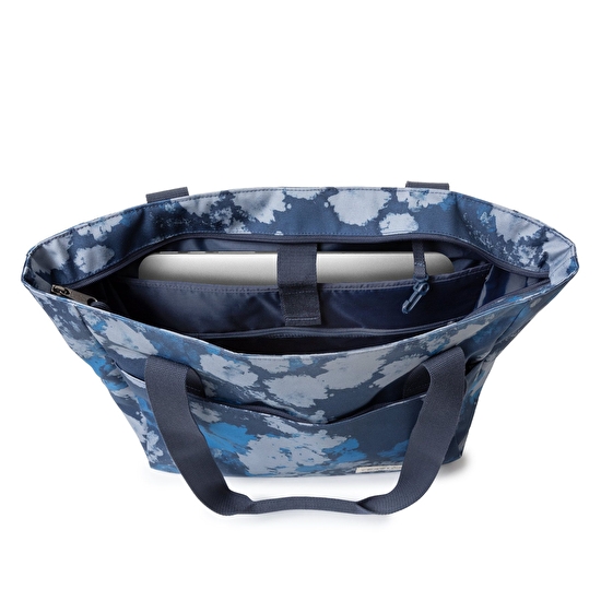 Eastpak CARRY TOTE BAG WASHED PRINT BLUE OMUZ ÇANTASI